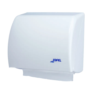 Pojemnik na pojedyncze ręczniki papierowe i w roli ABS Biały