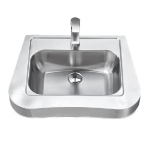 Umywalka dla niepełnosprawnych ze stali nierdzewnej