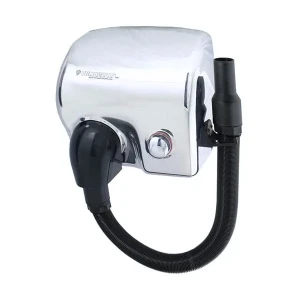 Suszarka basenowa do włosów z wężem 1000W Stal nierdzewna Połysk