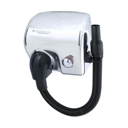 Suszarka basenowa do włosów z wężem 1000W Stal nierdzewna Połysk