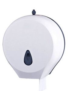 Podajnik na papier toaletowy z ABS Biały
