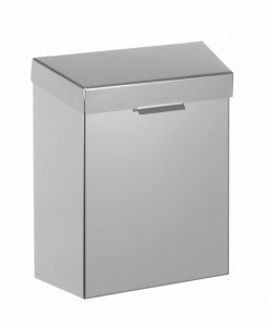 Kosz z uchylną klapą ze stali nierdzewnej 5,5l