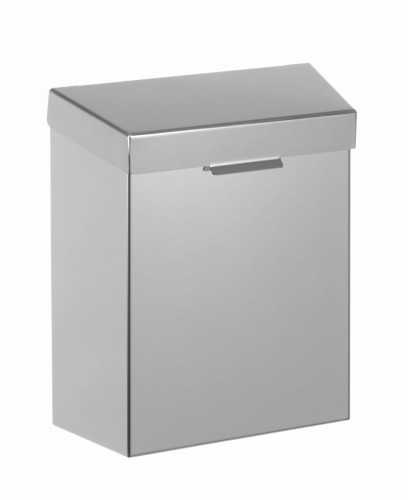 Kosz z uchylną klapą ze stali nierdzewnej 5,5l