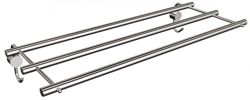 Półka na ręczniki z haczykami 564/CC (Chrom)
