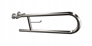 ANDEX Uchwyt półokrągły uchylny 60 cm z wieszakiem na papier