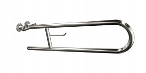 ANDEX Uchwyt półokrągły uchylny 70 cm z wieszakiem na papier