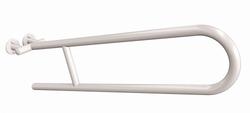 ANDEX Uchwyt półokrągły uchylny 75 cm biały