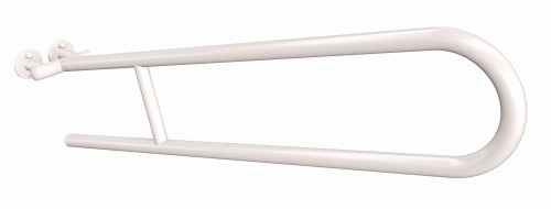 ANDEX Uchwyt półokrągły uchylny 85 cm biały