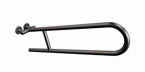 ANDEX Uchwyt półokrągły uchylny 70 cm czarny