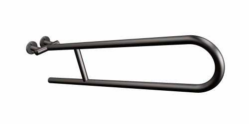 ANDEX Uchwyt półokrągły uchylny 75 cm czarny