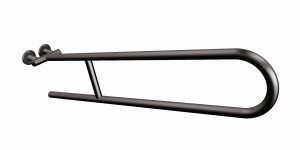 ANDEX Uchwyt półokrągły uchylny 85 cm czarny