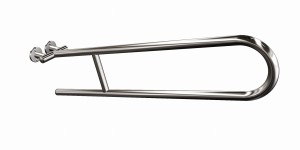 ANDEX Uchwyt półokrągły uchylny 80cm połysk