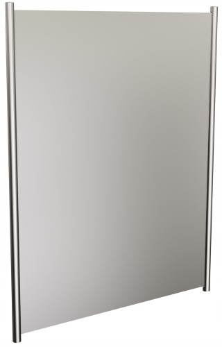 Lustro prostokątne 50x60 cm z oprawą Chrom LR02