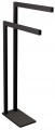 Stojak wolnostojący na dwa ręczniki Andex TECHNIC stalowy czarny