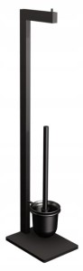 Stojak na papier i szczotkę TECHNIC czarny 340/NG