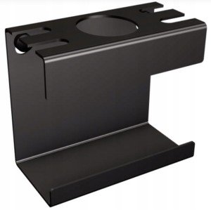 Uchwyt na szczoteczkę elektryczną i 4 końcówki TECHNIC czarny Mat