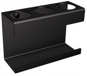 Uchwyt na trzy szczoteczki elektryczne TECHNIC czarny 336/NG