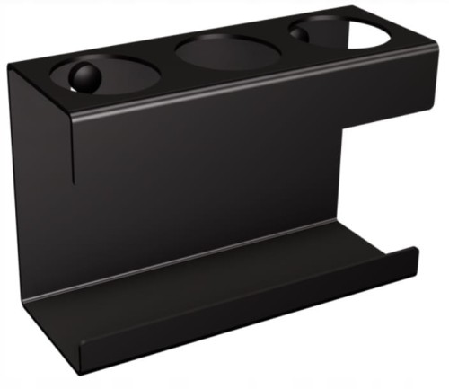 Uchwyt na trzy szczoteczki elektryczne TECHNIC czarny 336/NG