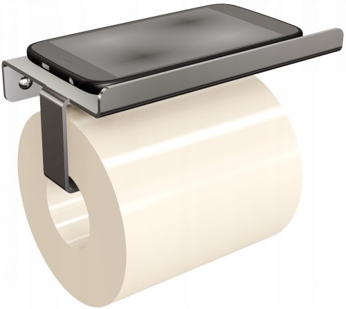 Wieszak na papier z półką TECHNIC 331/SG INOX