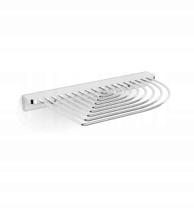 Półka z drutu narożna 20 cm Chrom