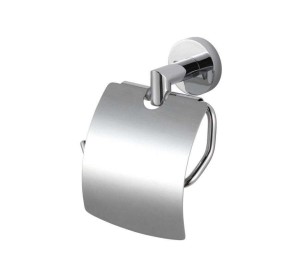 Uchwyt do papieru toaletowego z osłonką chrom