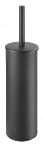 Szczotka WC wysoka wolnostojąca czarny mat