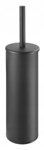 Szczotka WC wysoka wolnostojąca czarny mat
