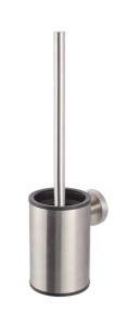 Szczotka WC niska wisząca Classic stal szczotkowana