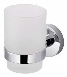 Uchwyt z kubkiem Classic szkło matowe