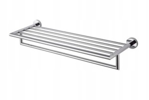 Półka na ręczniki 65,5cm  z relingiem Classic Chrom