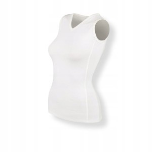 Podkoszulek damski bez rękawów Bambus wełna Merino