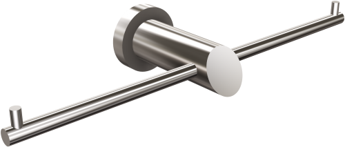 Podwójny wieszak na papier toaletowy 919/SG