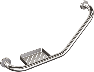 Uchwyt prysznicowy kątowy z mydelniczką 921/SG