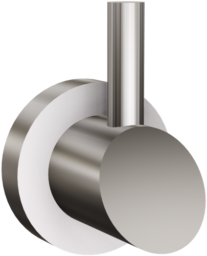 Wieszak łazienkowy na ręczniki 1-hakowy Andex na kołki stal polerowana