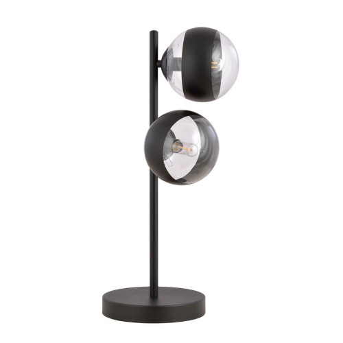 Lampa stołowa ROSSI czarna 40W 2 x E14