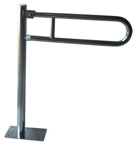 Uchwyt uchylny wolnostojący INOX 80 x 60 fi32