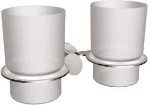 Wieszak 2-szklankowy 926/SG (Stal polerowana)