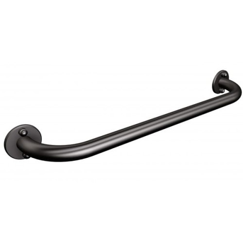 Uchwyt naścienny prosty Andex 50 cm fi 25 czarny MAT