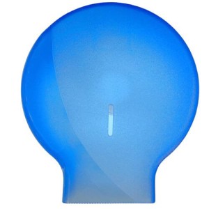 Podajnik do Papieru Toaletowego Kolor Niebieski Transparentny