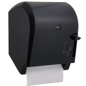 Podajnik Mechaniczny do Ręczników Papierowych w Roli Czarny Połysk