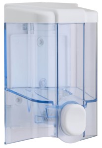 deClean Dozownik do Mydła w Płynie HS131T Transparentny Pojemność 1litr