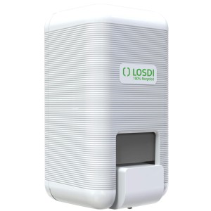 LOSDI Dozownik do mydła 1 litr Kolor Biały ECO LUXE