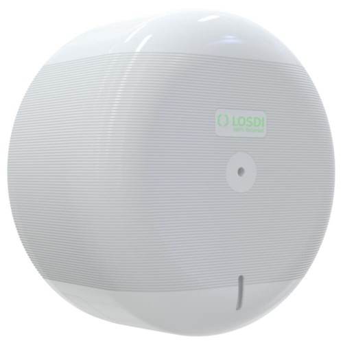 LOSDI Podajnik do Papieru Toaletowego Centralnego Dozowania Kolor Biały ECO LUXE CP3000BL