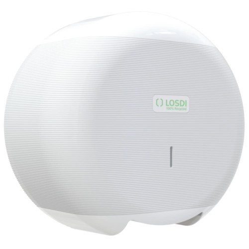 LOSDI Podajnik do Papieru Toaletowego MAXI Jumbo Kolor Biały ECO LUXE CP3007B-L