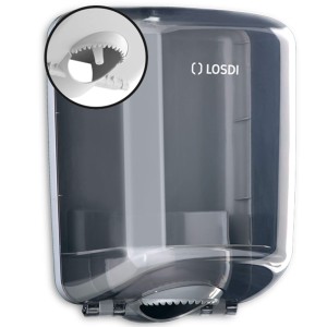 LOSDI Podajnik do Ręczników w Roli Centralnego Dozowania Transparentnych  CP0520-E-L