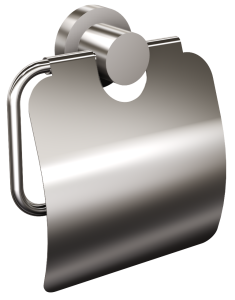 Wieszak na papier z osłonką lewy 475/L/SG INOX