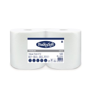 Czyściwo papierowe  Classic, 2 warstwy, kolor biały, celuloza, długość 272m. 2 rolki/op.