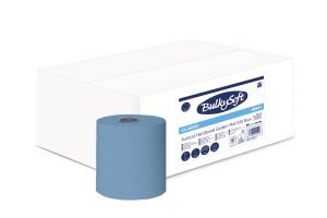 Ręcznik papierowy w roli autocut PRO , 2 warstwy, wysokość 19,5 cm, średnica 19 cm, kolor niebieski, celuloza, długość 230m, 6 roleki/op.