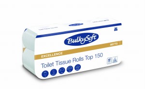 Papier toaletowy  Excellence, 3 warstwy, kolor biały, celuloza, długość 15,5m, 96 rolek/op