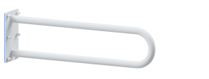 Poręcz łukowa stała 70 cm Ø32 BIAŁA